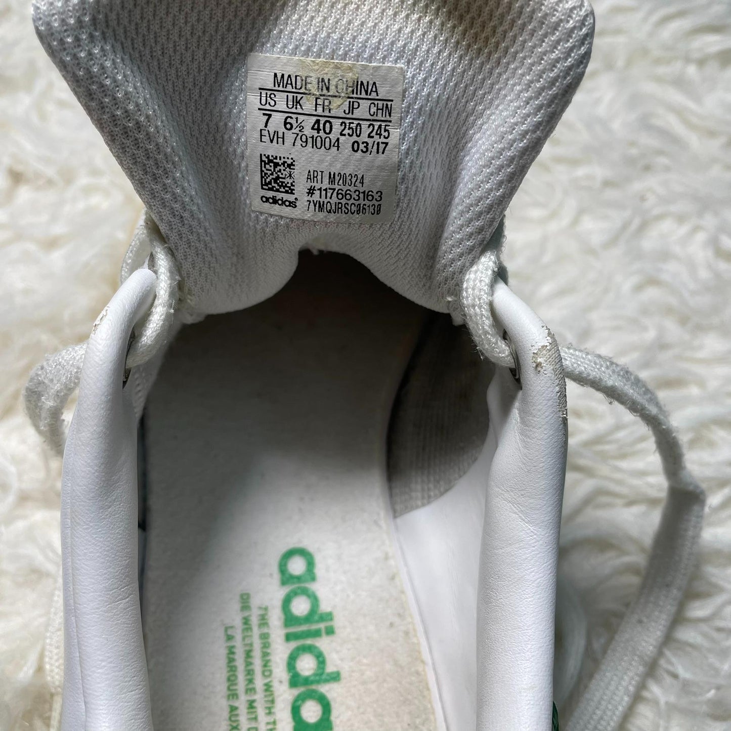 Adidas Stan Smith White & Green – Primegreen Sustainable Edition