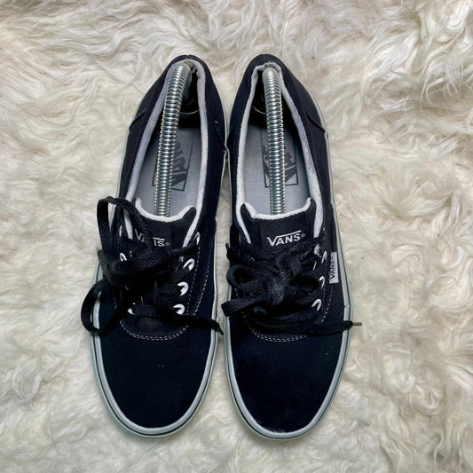 Vans Authentic Black Canvas Low-Top Sneakers