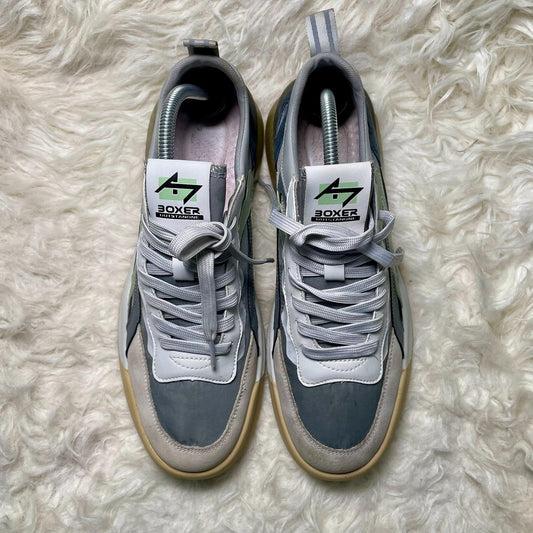 Boxer Withstanding Retro Street Sneakers - Grey/White