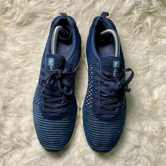 Mesh Knit Athletic Runner – Navy Blue