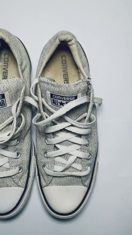Converse Grey Speckled All Star Chuck Taylor Madison Low Sneakers